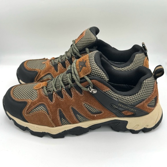 ZEROXPOSUR Colorado Lo Waterproof Hiker Boots Suede Leather / Textile Size 11 - Picture 2 of 11